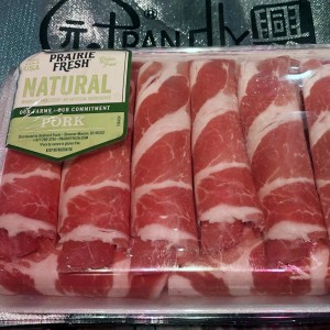 美國黑豚肉片(454g）